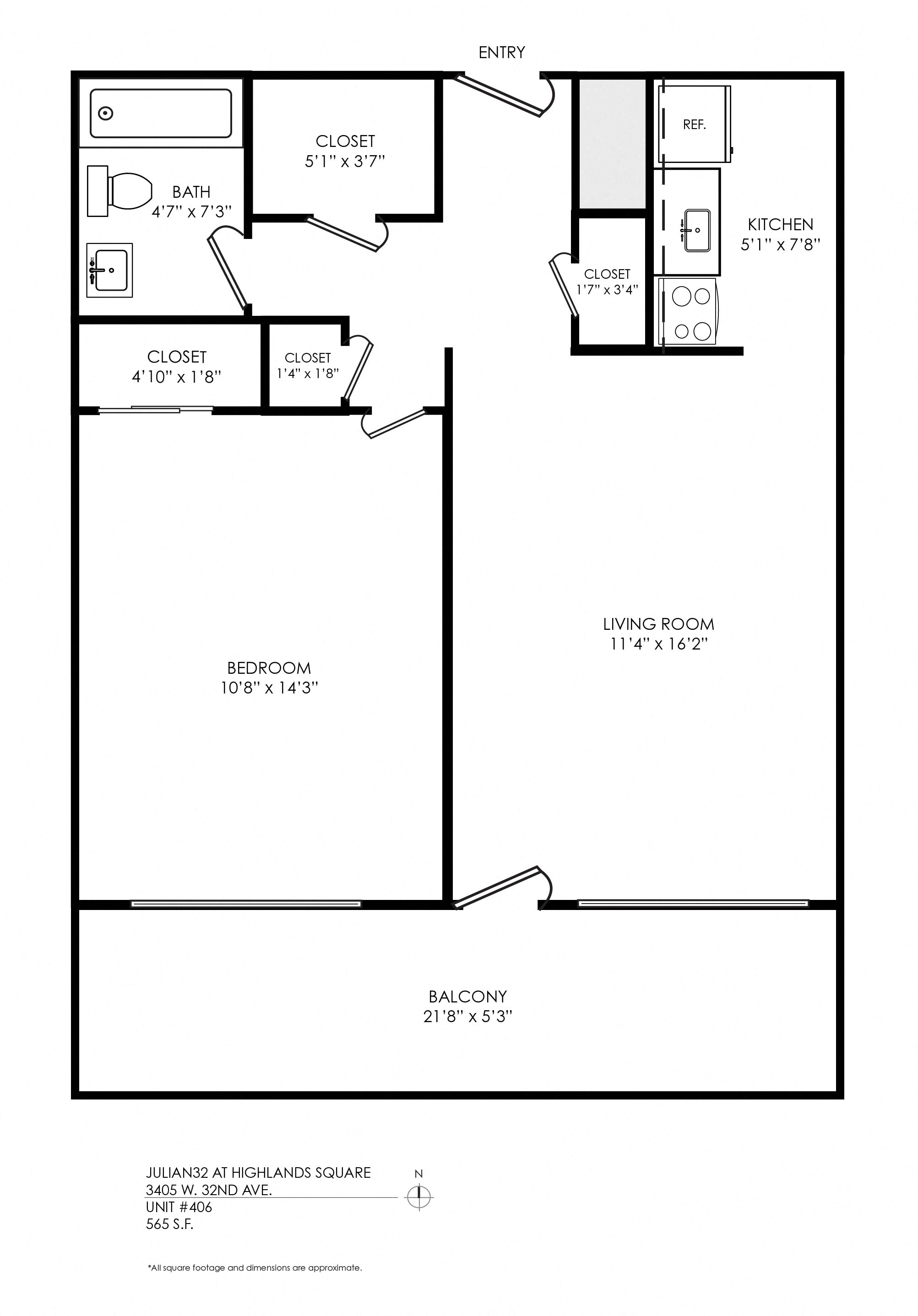 1 bedroom in Denver for rent